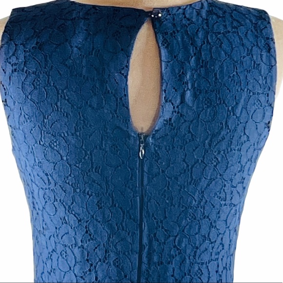 AS U WISH NAVY BLUE FIT & FLARE DRESS - Picture 5 of 7